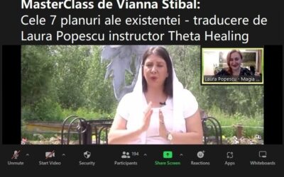 MasterClass de Vianna Stibal: Cele 7 planuri ale existentei – traducere de Laura Popescu instructor Theta Healing